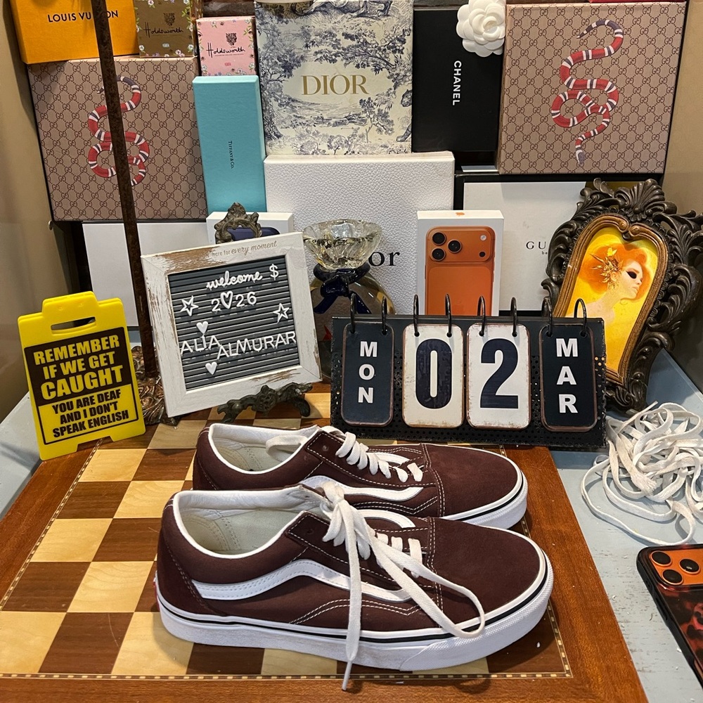 Men's VANS Old Skool Skate Shoes Color Theory Bitter Choco Men's 9
